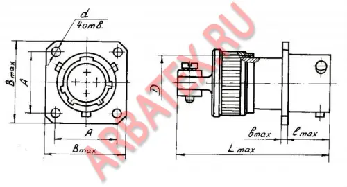 СНЦ23-10/18Р-4-В розетка Разъемы разное фото фото 2