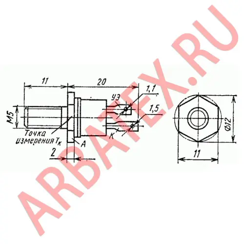 2Т112-10-5 тиристор фото 3