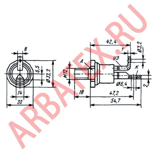 Т15-40-12 тиристор фото 3