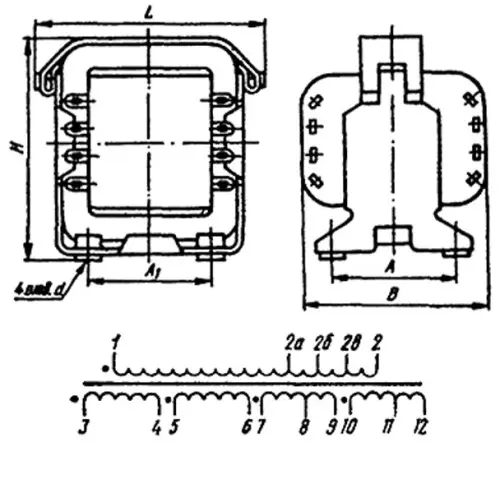 ТН44-220-400В трансформатор фото 3