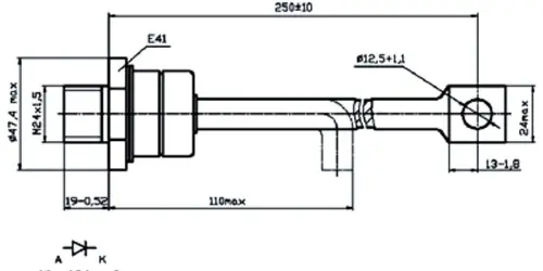 ДЧ171-250-12 диод фото 2 ДЧ171-250-12 диод фото 2