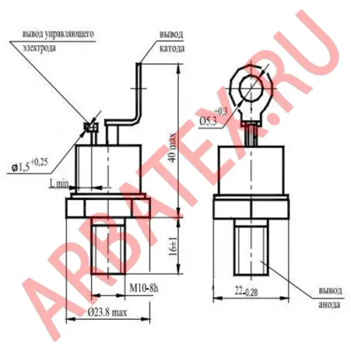 Т142-40-14 тиристор фото 3 Т142-40-14 тиристор фото 3