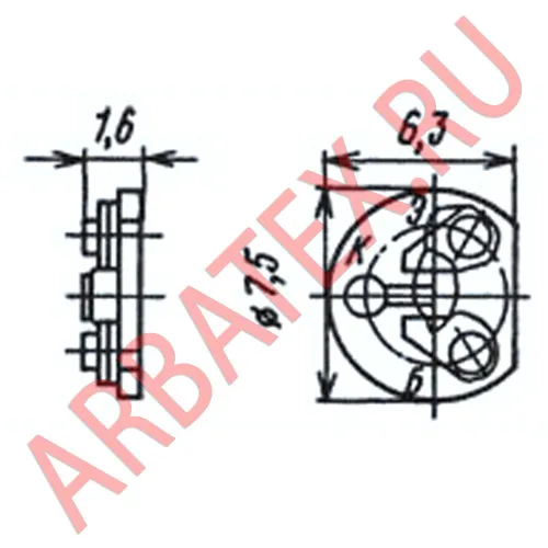 1Т612А транзистор фото 2
