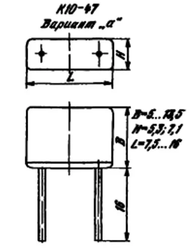К10-47А 50в 1 мкф Н90 фото 3