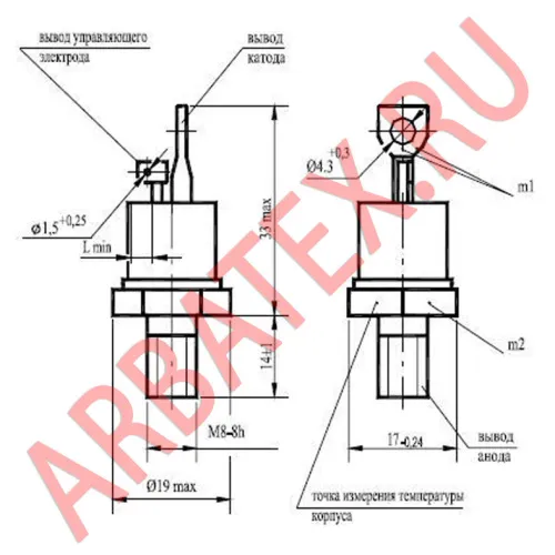 Т132-16-13 тиристор фото 3 Т132-16-13 тиристор фото 3
